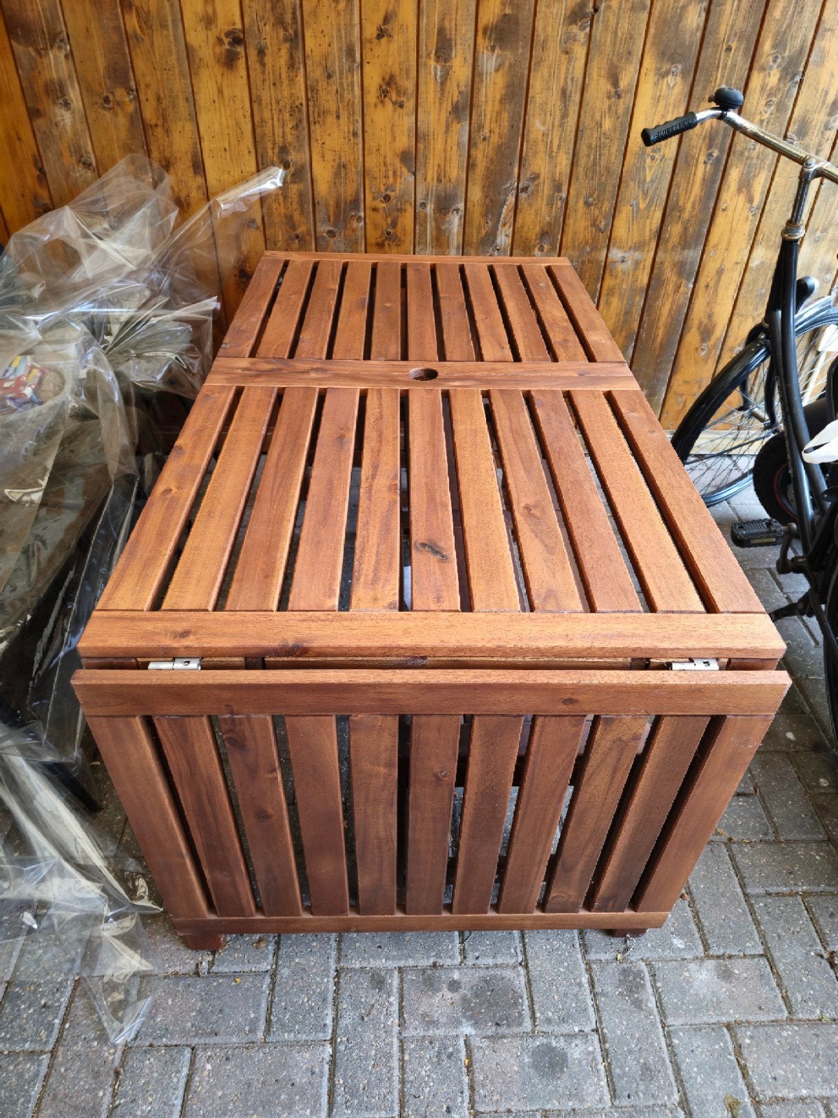 Tuintafel, Ophalen, Hout, Overige typen