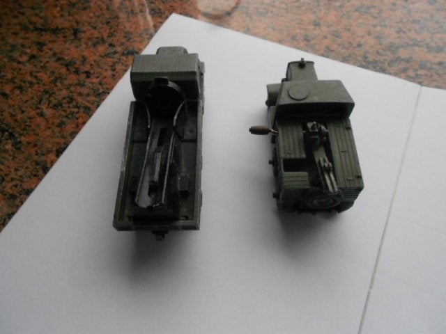 Zes militaire voertuigen., Ophalen of Verzenden, Gebruikt, Auto, Dinky Toys