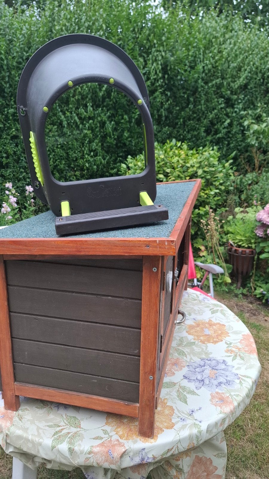 Kip bijhokje en kippenhok of konijnenhok., Ophalen of Verzenden, Zo goed als nieuw, 110 cm of meer, 100 cm of meer
