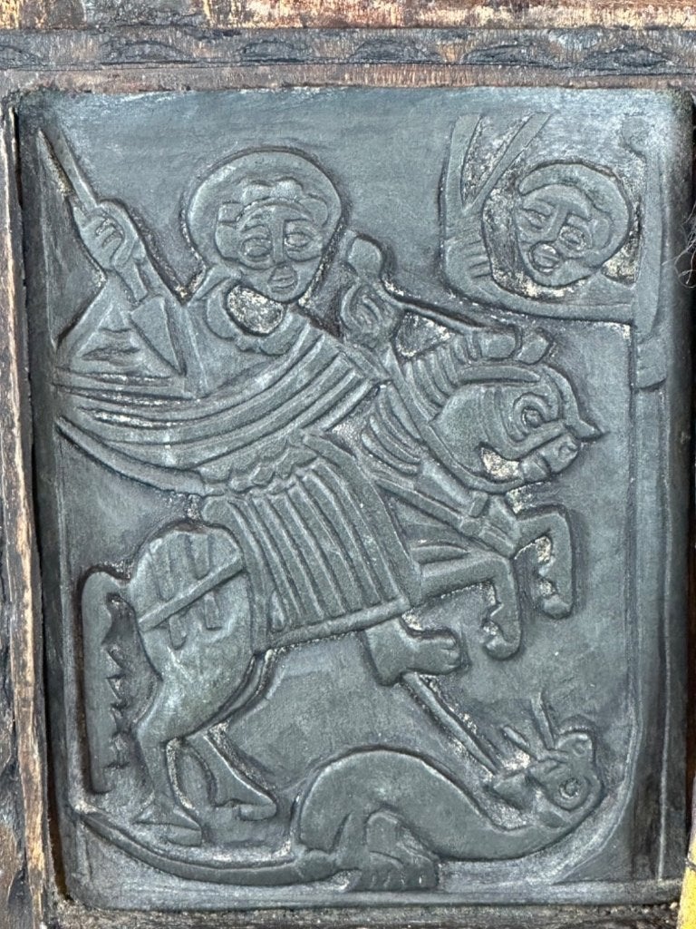 261025 Oud Afrikaans Ethiopian Coptic altar icon - Ethiopia, Ophalen of Verzenden