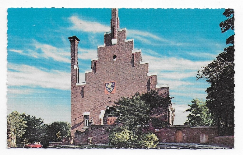 Noordwijkerhout Raadhuis Ongelopen Ansichtkaart (B7082), Ophalen of Verzenden, 1960 tot 1980, Gelopen