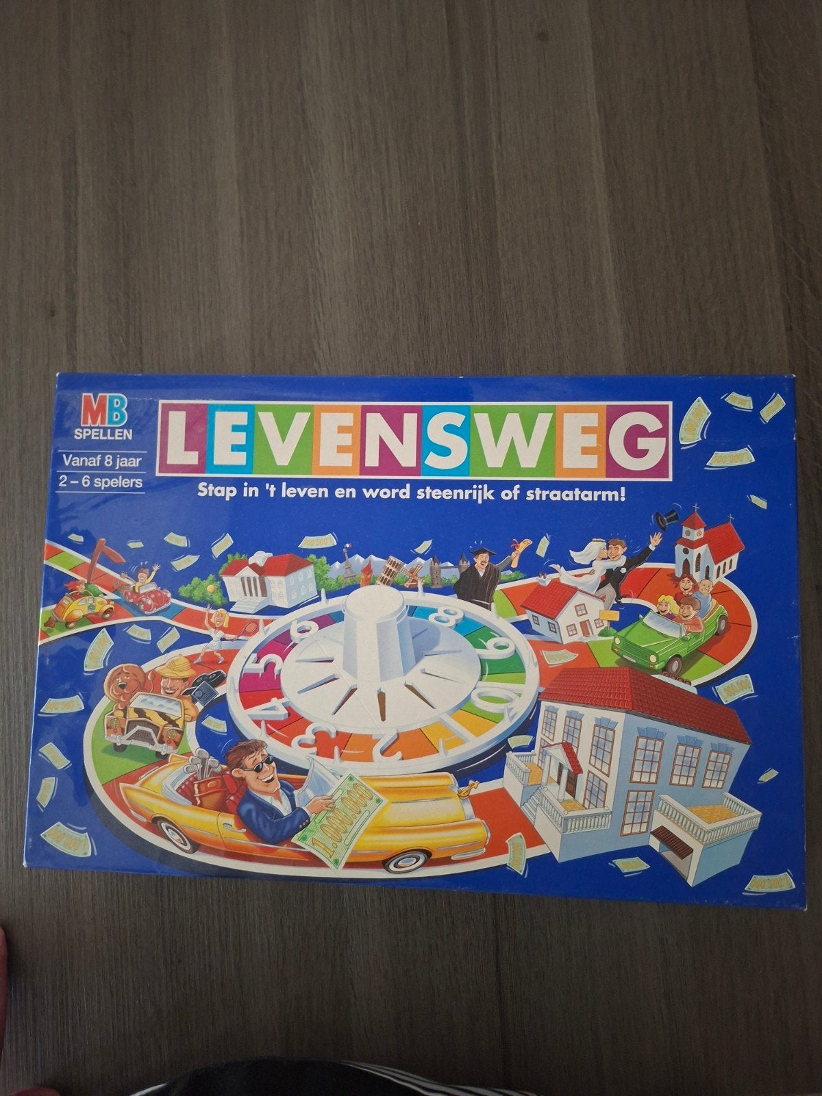 Levensweg bordspel van MB Spellen, Drie of vier spelers, Ophalen of Verzenden, Gebruikt, MB Spellen