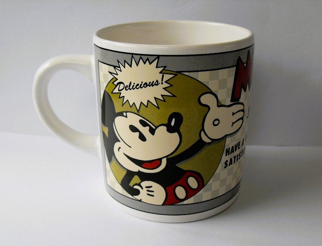 Mickey Mouse Mok Disney Beker, Ophalen of Verzenden, Mickey Mouse, Zo goed als nieuw, Servies