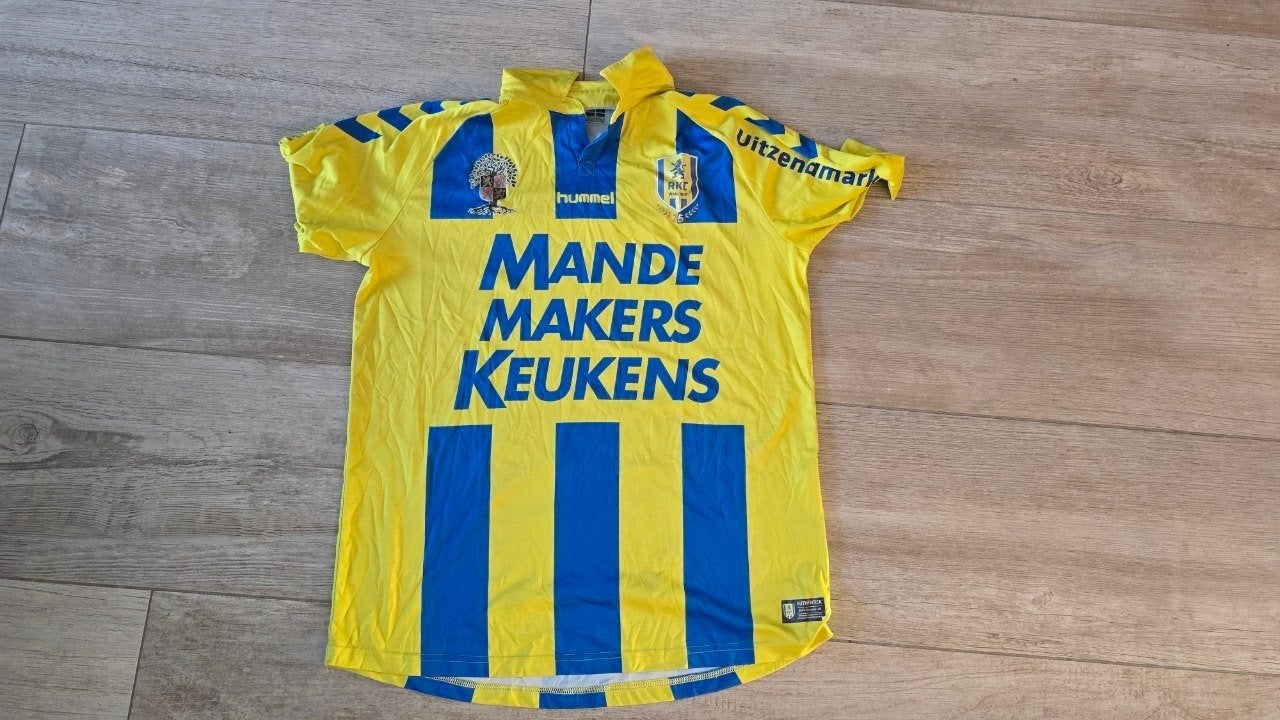 RKC Waalwijk voetbalshirt 2015/2016 - Maat L, Sport en Fitness, Voetbal, Maat L, Ophalen of Verzenden, Gebruikt, Shirt