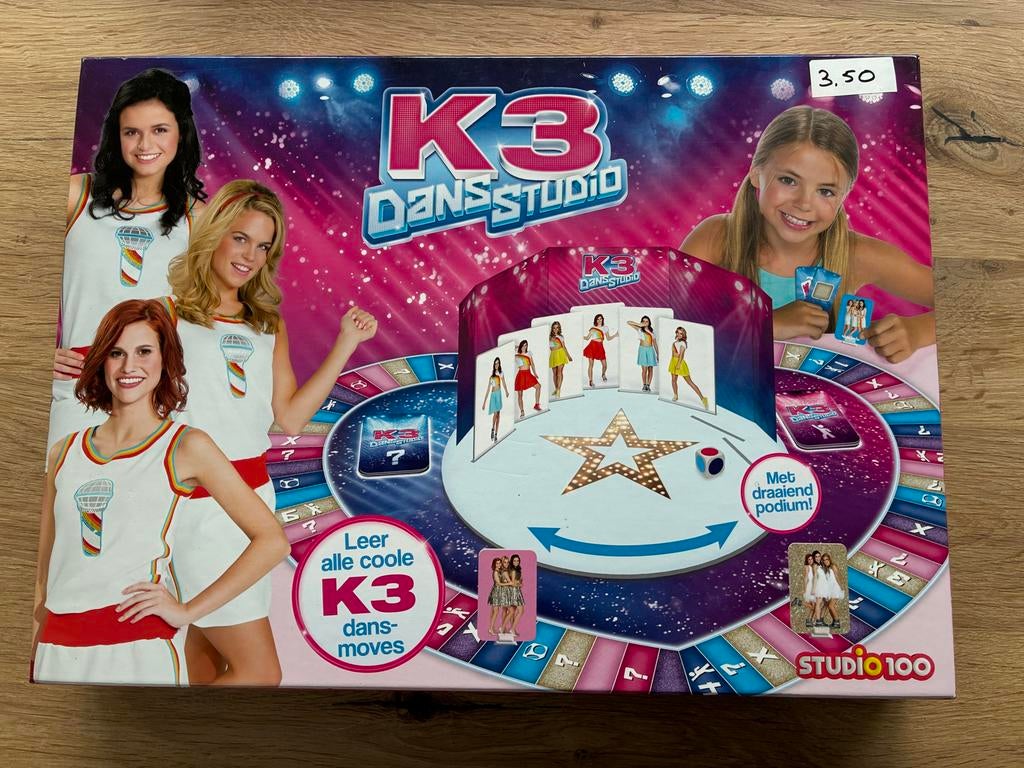 K3 Dansstudio bordspel, Ophalen of Verzenden, Zo goed als nieuw, Meisje