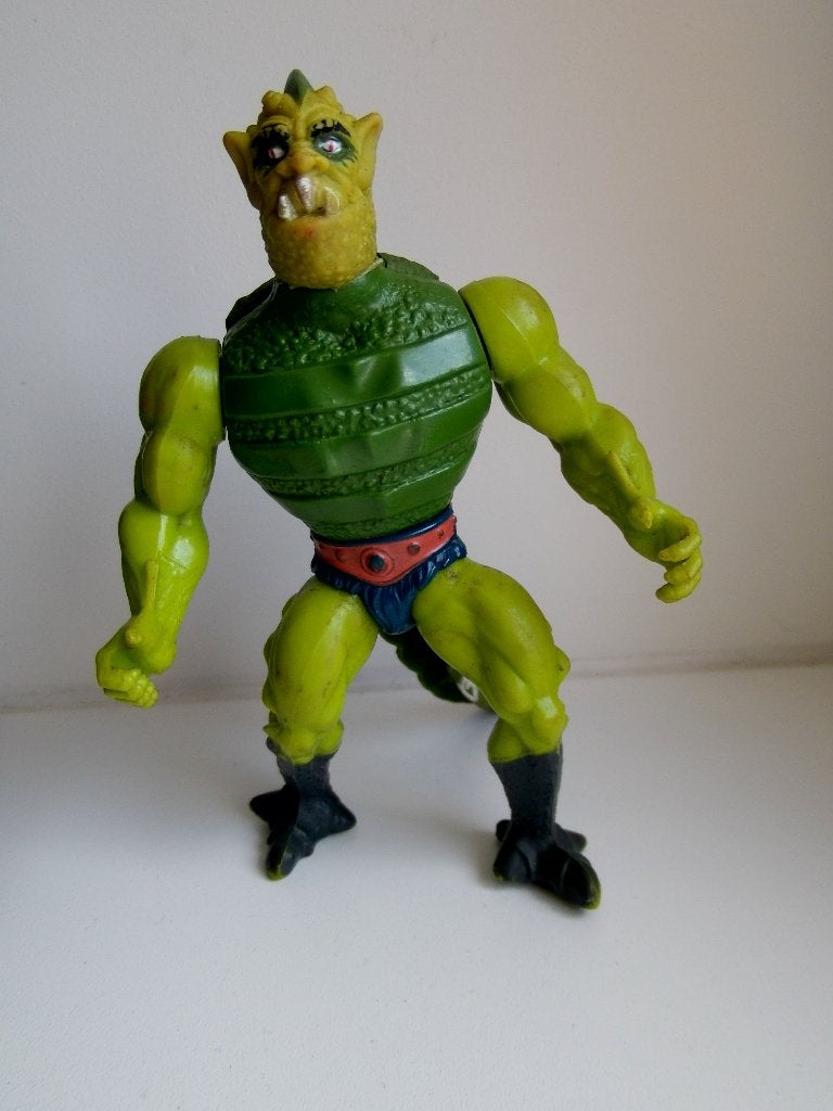 Vintage Mattel Masters of the Universe Whiplash actiefiguur, Verzenden, Gebruikt