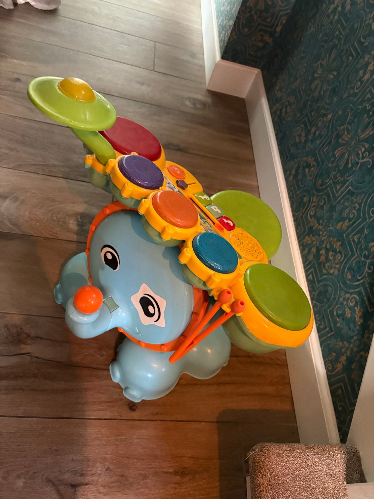 Vtech Olifant Drumstel - Muzikaal Speelgoed met Geluid, Ophalen, Gebruikt, Overige typen, Met licht