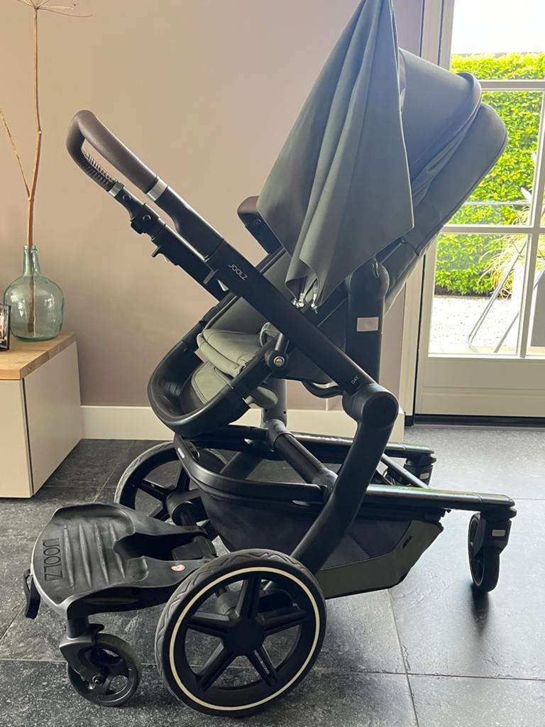 Prachtige Joolz Day+ met veel accessoires, Gebruikt, Verstelbare duwstang, Ophalen, Kinderwagen