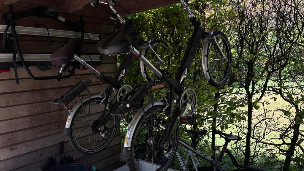 2 x Giant halfway vouwfietsen, Gebruikt, Velgrem, Versnellingen, Dames
