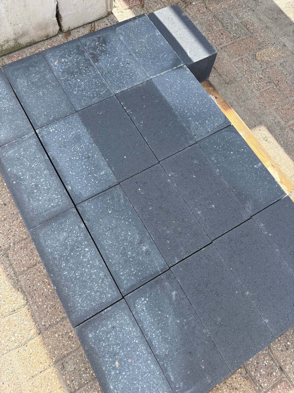 Stapelblokken 15x15x30cm Antraciet, Ophalen, Overige typen, Nieuw, Minder dan 5 m²