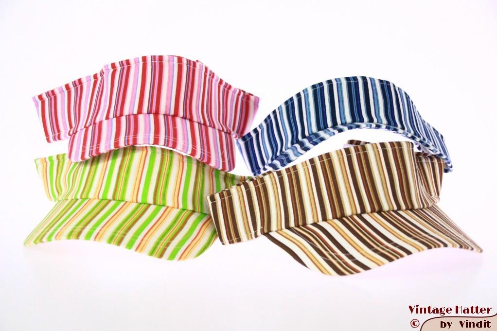 div. kleuren Zonneklep SkyHigh gestreept katoen 49-61 nieuw, Nieuw, Pet, SkyHigh, One size fits all