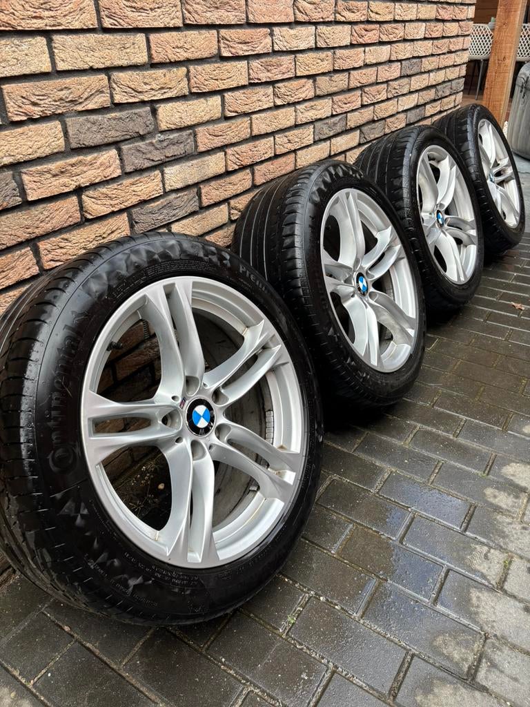 BMW 18 inch F11 velgen met Continental zomerbanden, 18 inch, Banden en Velgen, Ophalen of Verzenden, Personenwagen