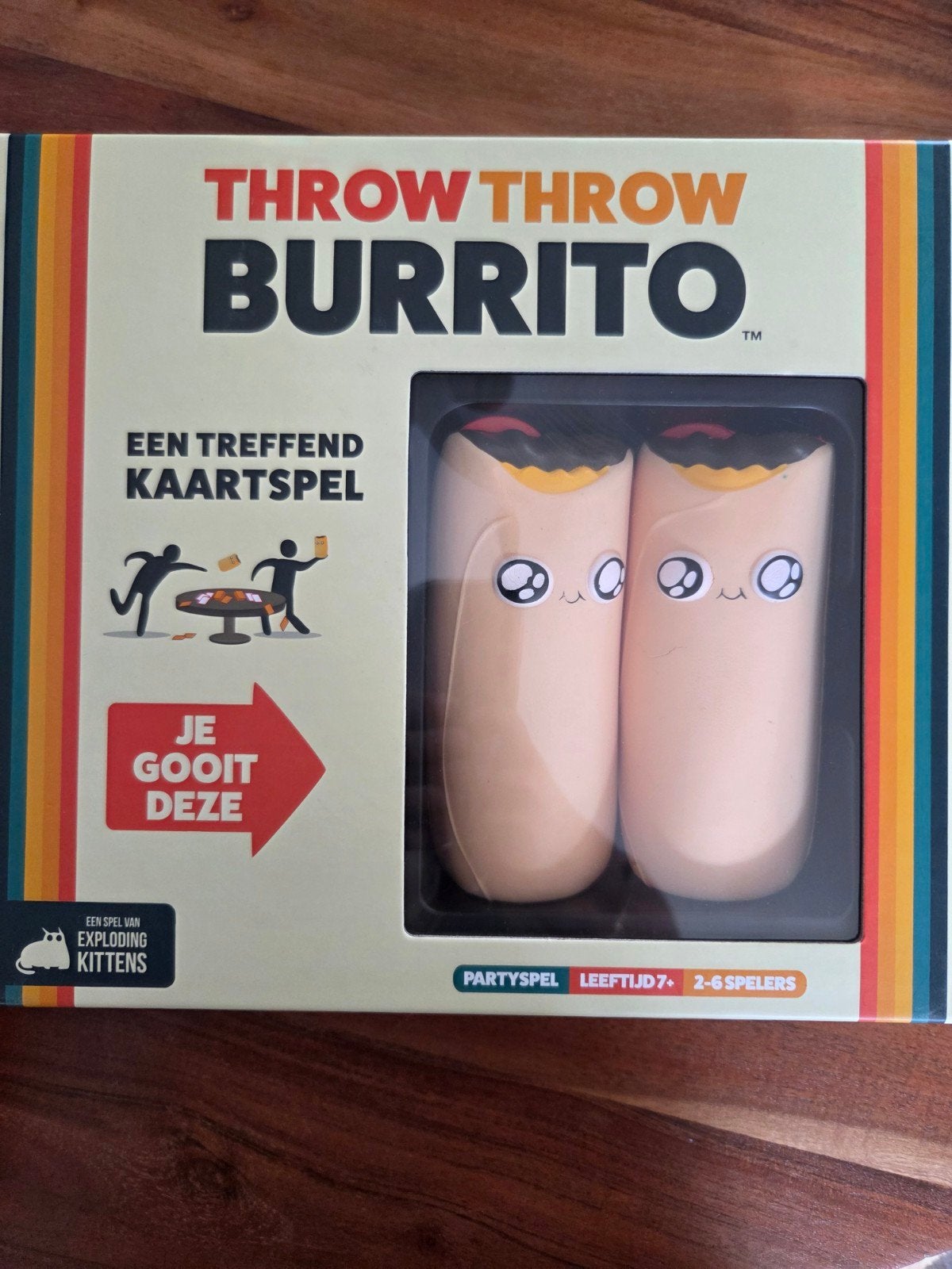 Throw Throw Burrito: Een Treffend Kaartspel, Hobby en Vrije tijd, Gezelschapsspellen | Kaartspellen, Gebruikt, Een of twee spelers