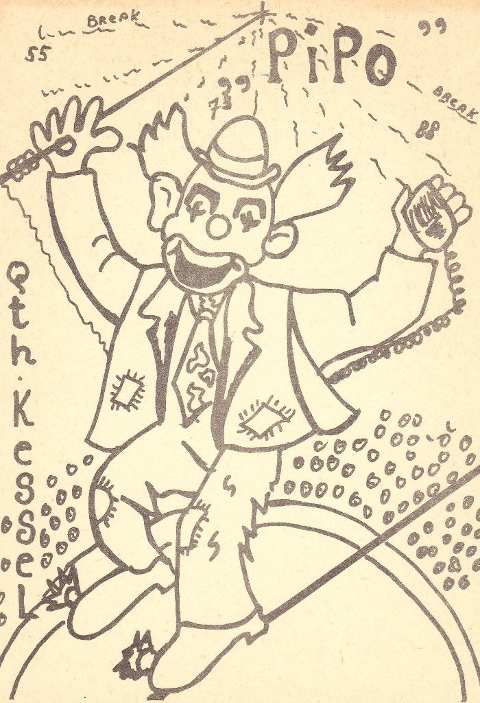 QSL KAART - PIPO - KESSEL [L]., Ophalen of Verzenden, 1980 tot heden, Gelopen, Sterren en Beroemdheden