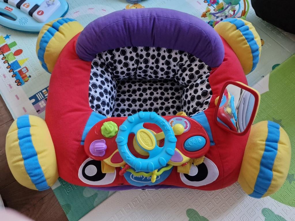 Babyzitje met speelstuur en spiegel, Ophalen