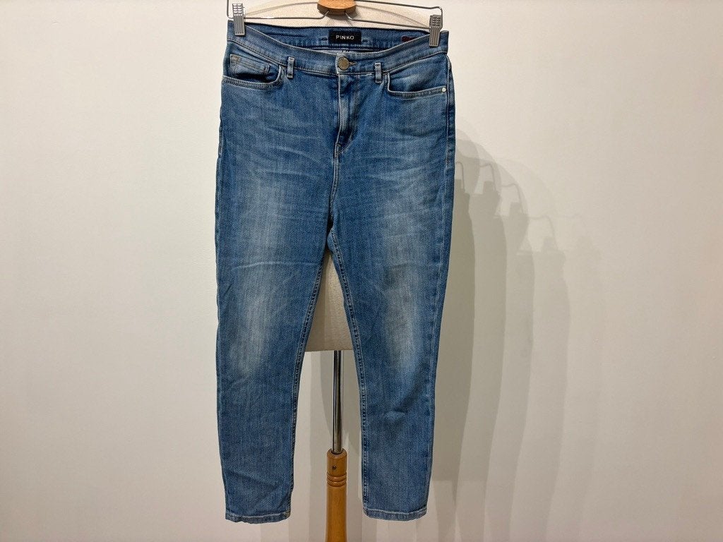 Pinko broek Susan mt 29 (NL 38) nieuwstaat, Kleding | Dames, Spijkerbroeken en Jeans, Pinko, Ophalen of Verzenden, Zo goed als nieuw