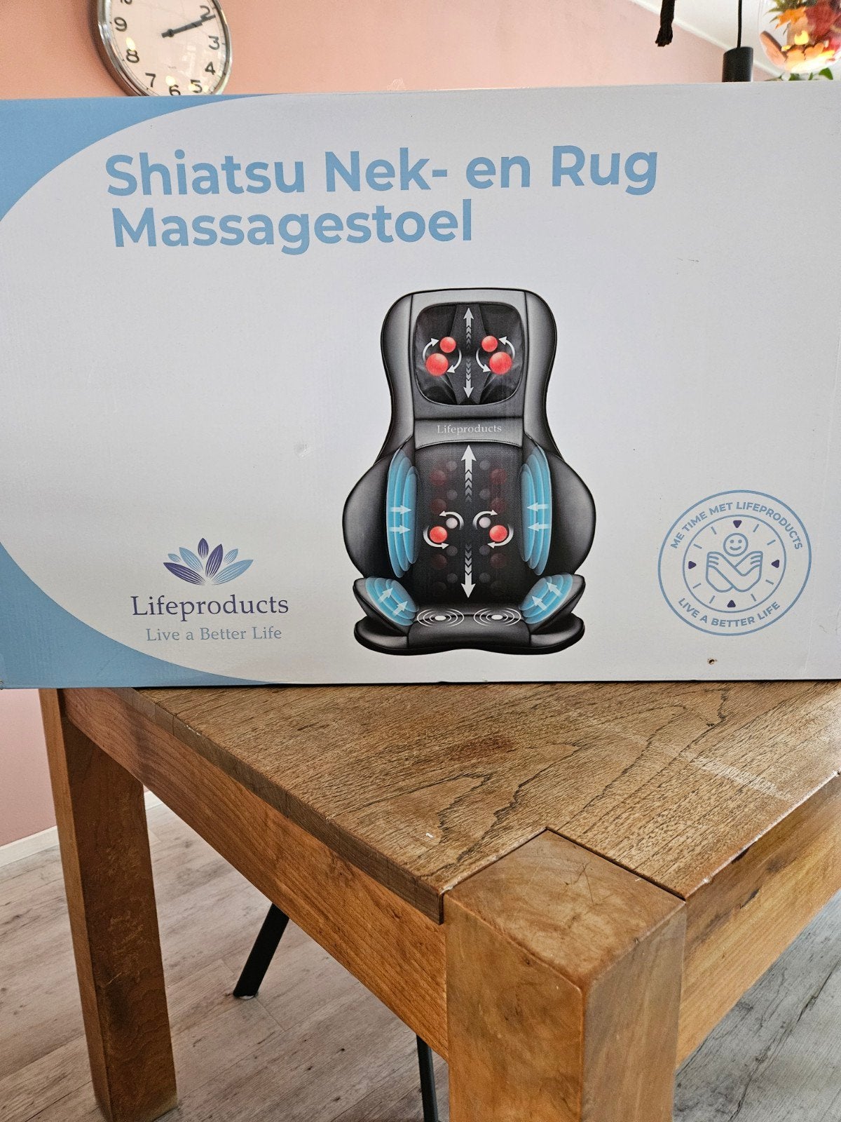 massagestoel lifeproducts, Ophalen of Verzenden, Zo goed als nieuw, Massagestoel of Kussen