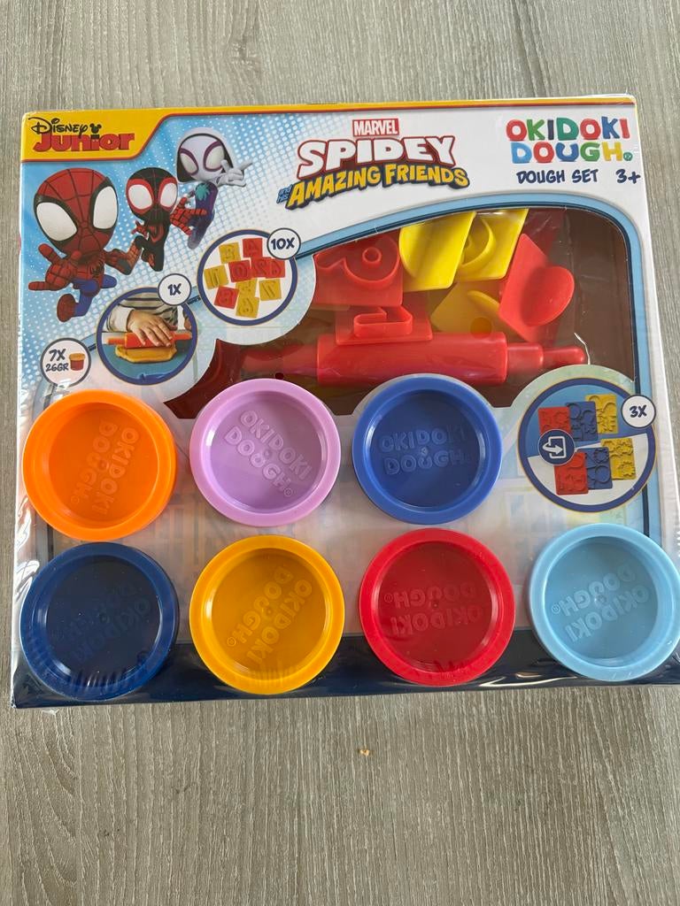 Disney Junior Spidey Okidoki Dough Set - Nieuw, Kinderen en Baby's, Speelgoed | Educatief en Creatief, Ophalen of Verzenden, Nieuw