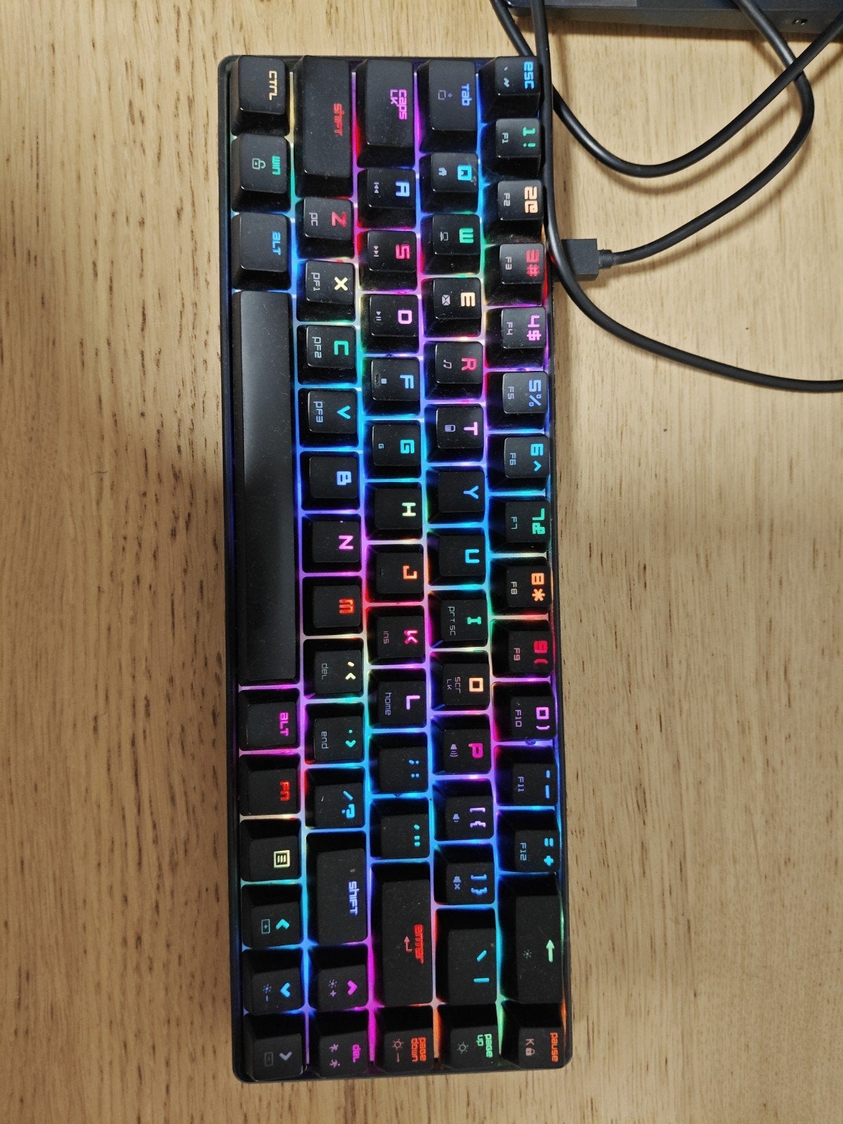 MAGIC-REFINER MK14 Mechanisch Gaming Toetsenbord, Computers en Software, Toetsenborden, Verlichte toetsen, Ophalen of Verzenden