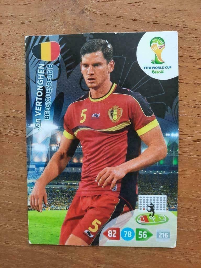 2014 FIFA World Cup Brasil Jan Vertonghen Adrenalyne card, Verzenden, Zo goed als nieuw, Buitenlandse clubs, Poster, Plaatje of Sticker