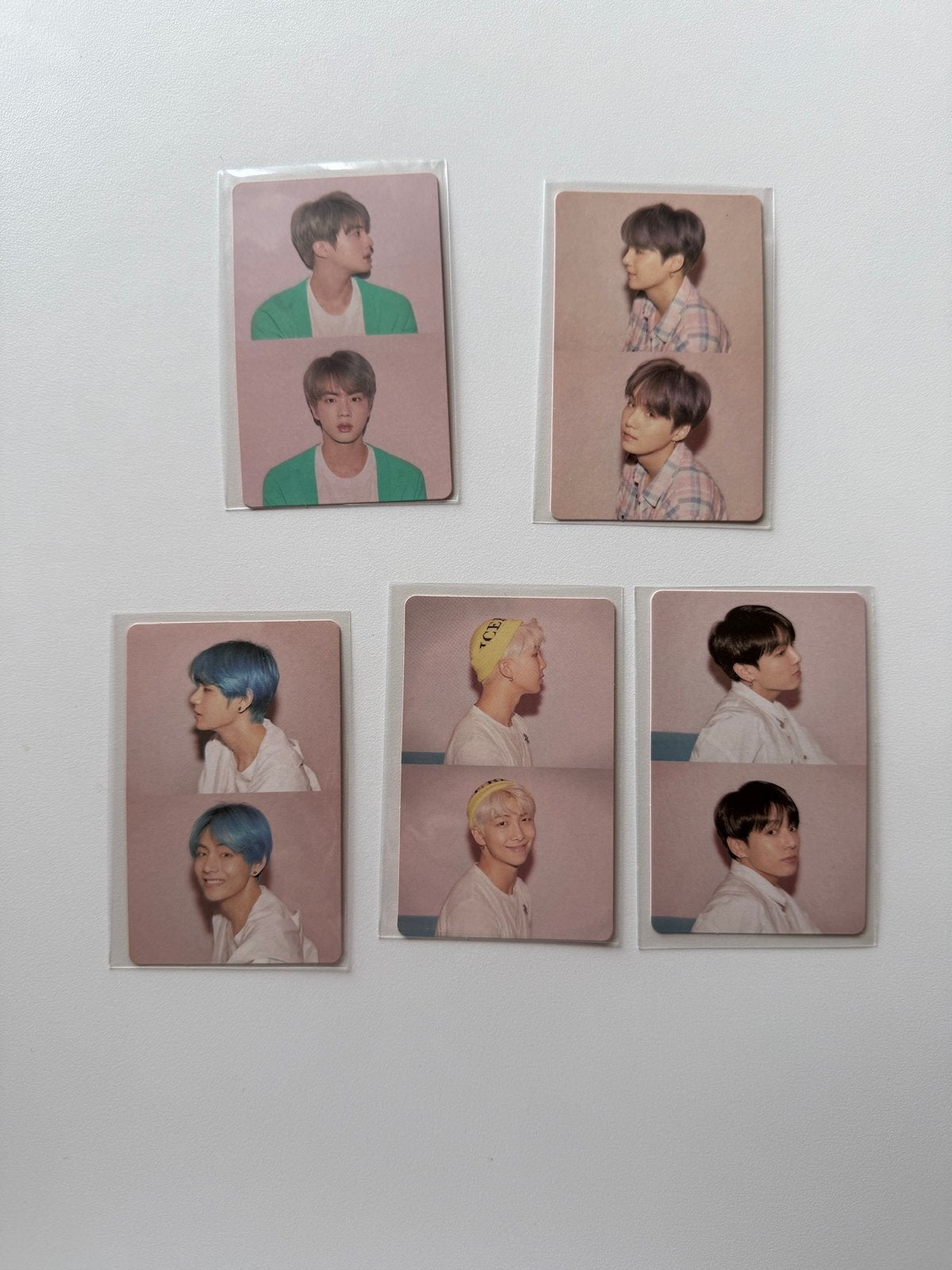 BTS MOTS Persona album photocards set, Ophalen of Verzenden, Zo goed als nieuw, Foto of Kaart