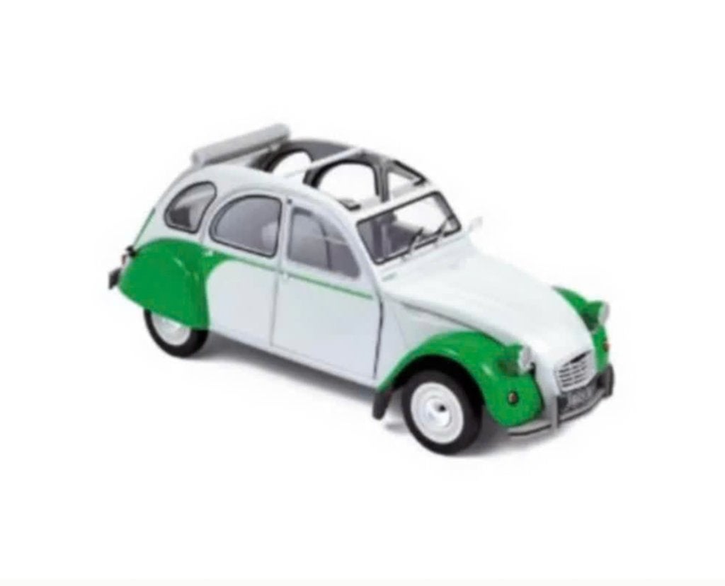 CITROEN 2CV DOLLY 1985 Groen & Wit 1/18 NOREV Ref. 181512