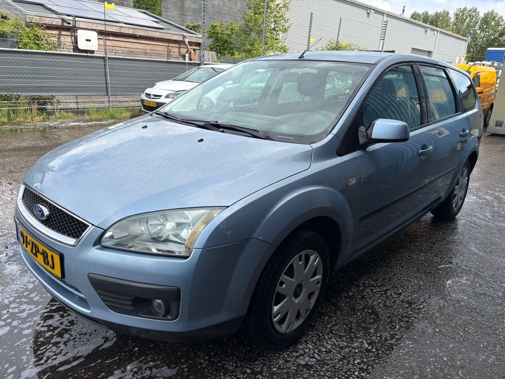 Ford Focus 1.6 74KW Wagon 2007 Blauw, Auto's, 1596 cc, Zwart, 4 cilinders, 100 pk