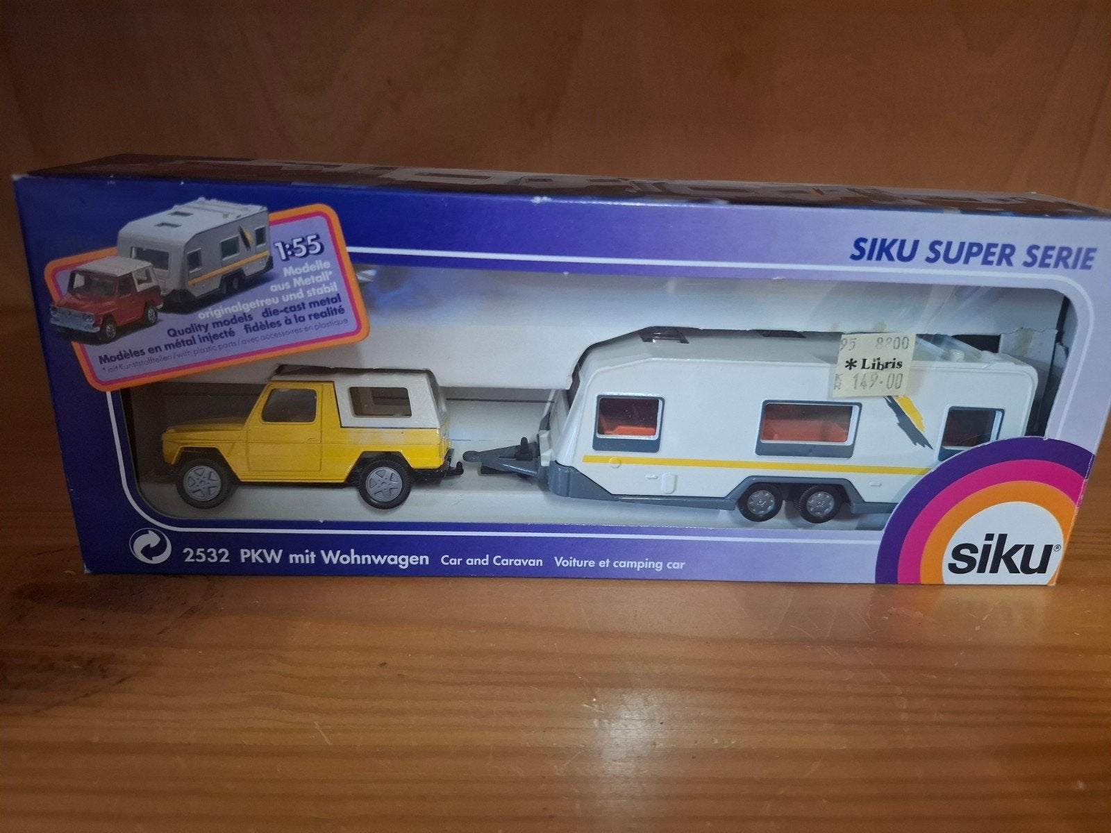 Siku Mercedes 280 GE met Caravan - Nieuw in doos, Ophalen of Verzenden, Nieuw