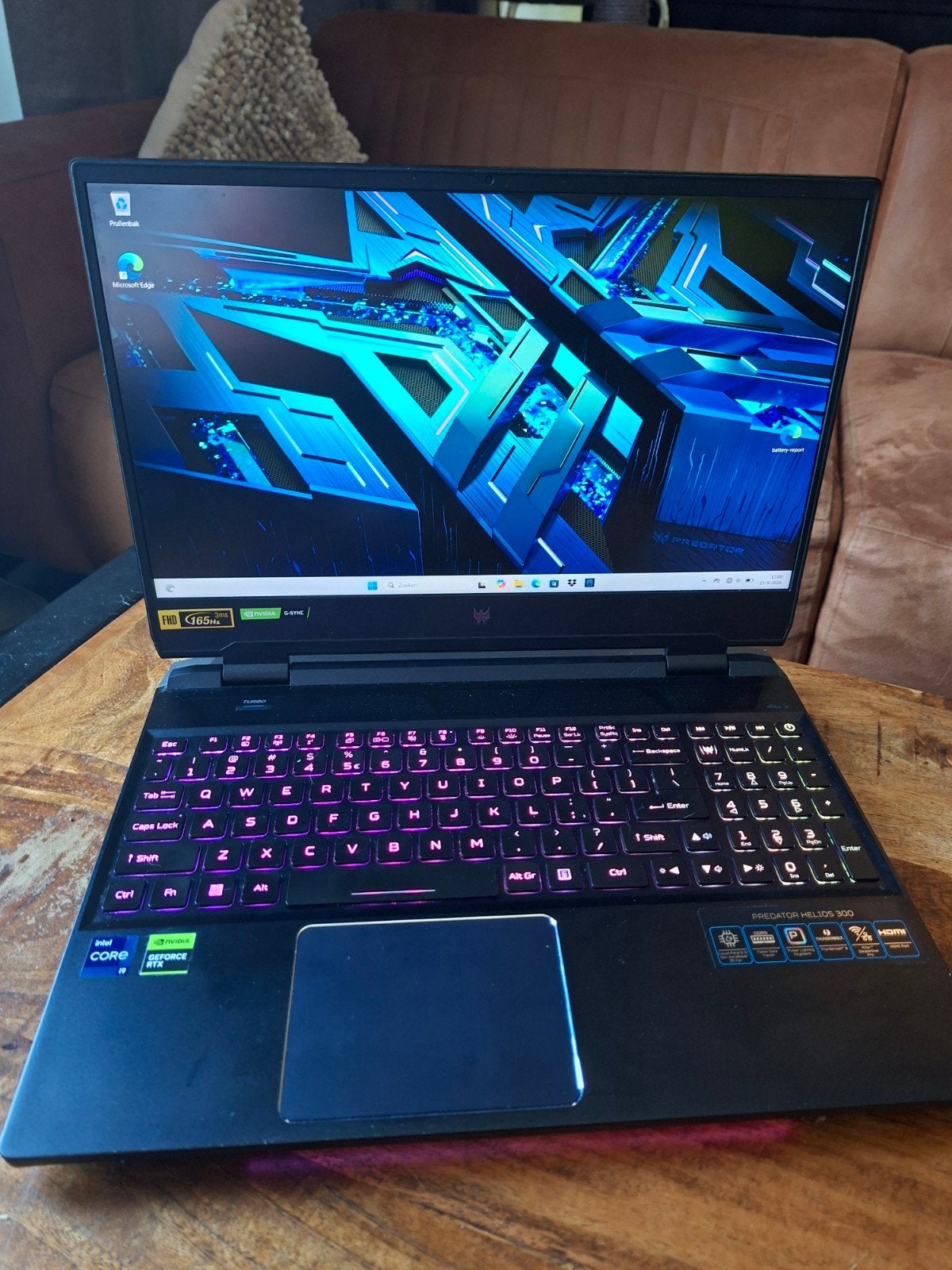 Acer Predator Helios 300 | i9 | RTX 3070 Ti | 32GB RAM |, Ophalen, Gebruikt, Met videokaart, Intel Core i9