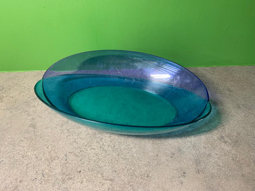 Fruitschaal 36 x 24 cm Tupperware Elegazia, Kunststof, Gebruikt, Schaal, Ophalen of Verzenden