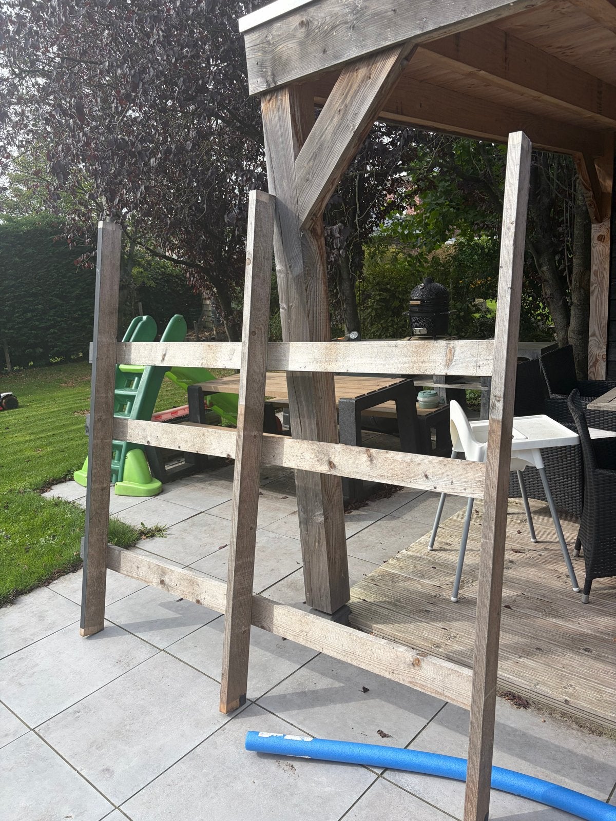 Overkapping 4x2 meter (exclusief hondenkennel), Tuin en Terras, Ophalen, Gebruikt, Overige typen