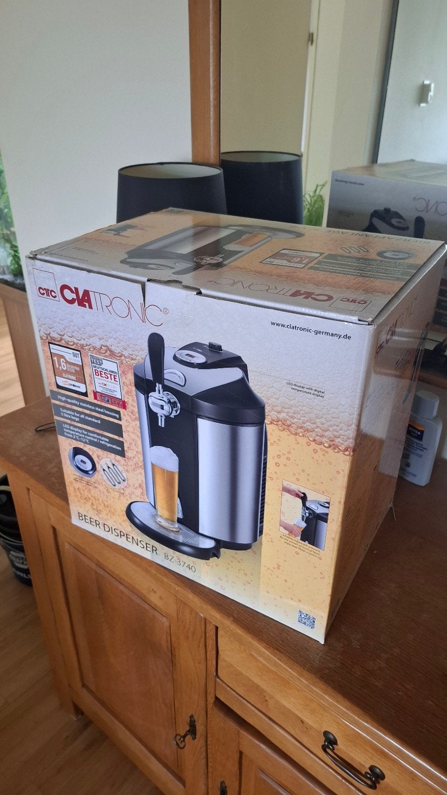 Clatronic BZ 3740 Bier Tapmachine - Nieuw met accessoires, Ophalen