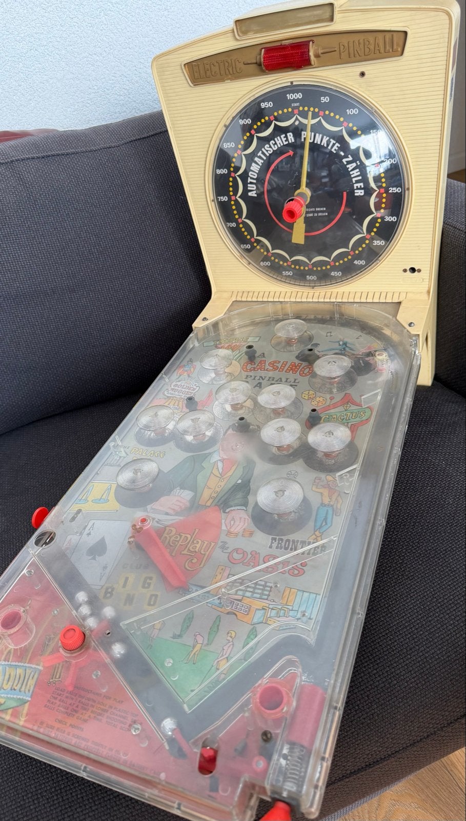 Vintage Tafelmodel Pinball Flipperkast - Electric Pinball, Ophalen, Gebruikt, Flipperkast