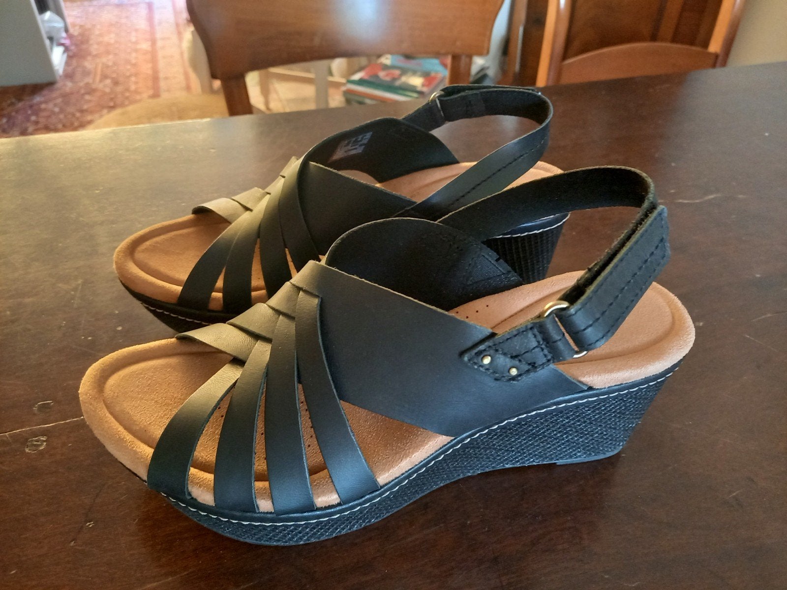 Clarks sandalen,  zwart maat 39, Kleding | Dames, Schoenen, Zwart, Nieuw, Clarks, Sandalen of Muiltjes