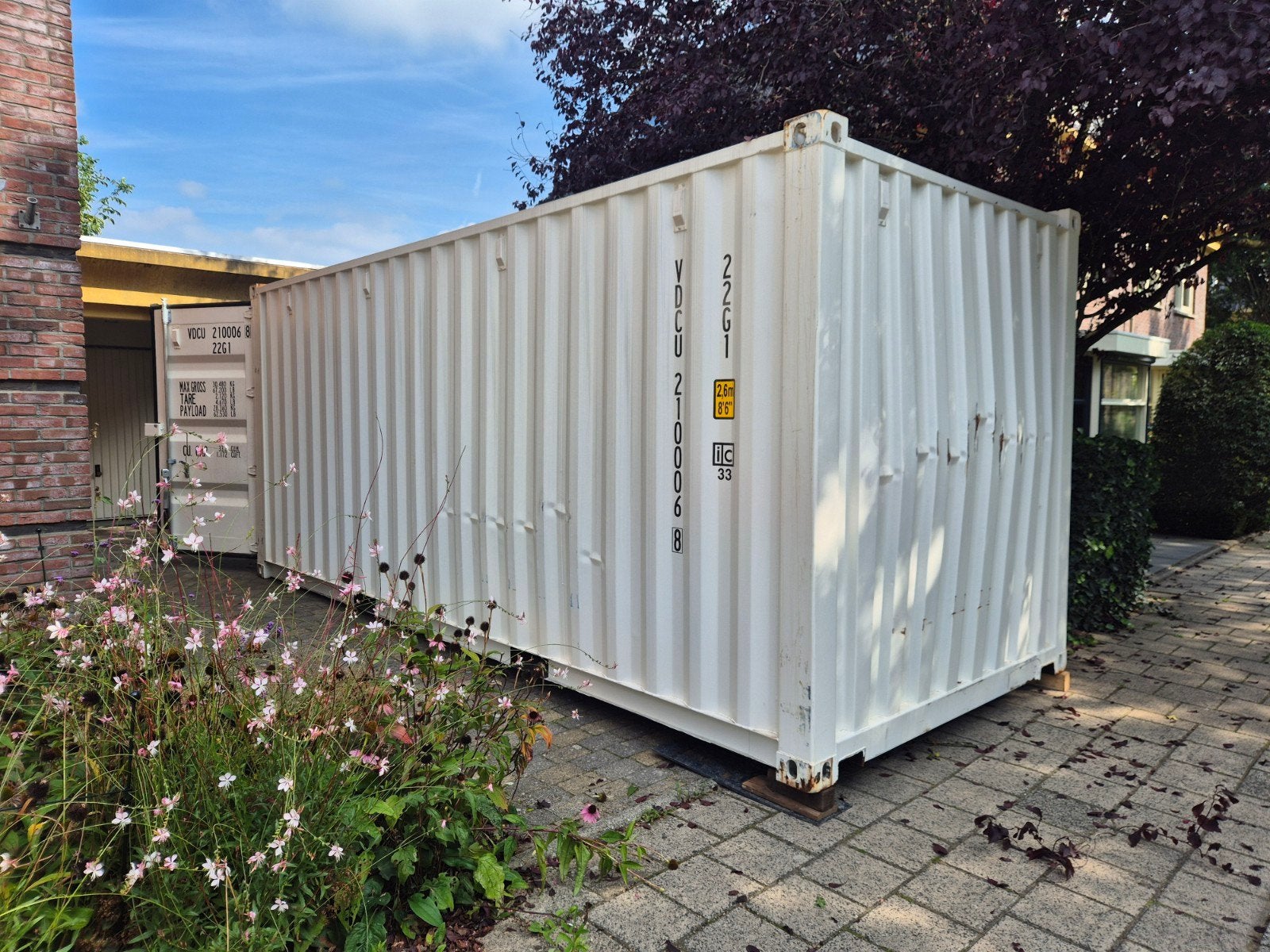 Opslagcontainer 20ft - Nieuwstaat, Ophalen of Verzenden