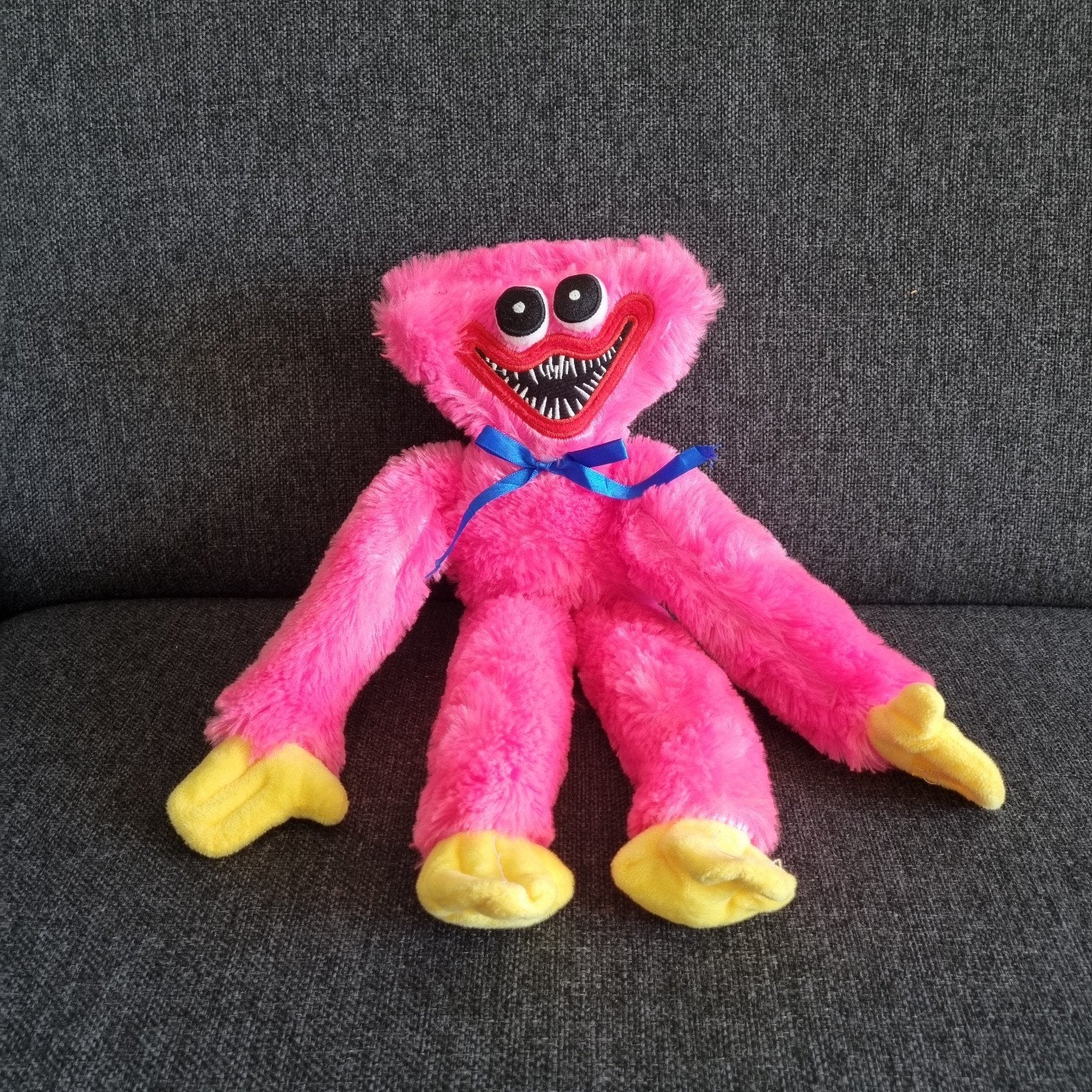 Roze huggy wuggy met strik poppy playtime, Ophalen of Verzenden, Overige typen