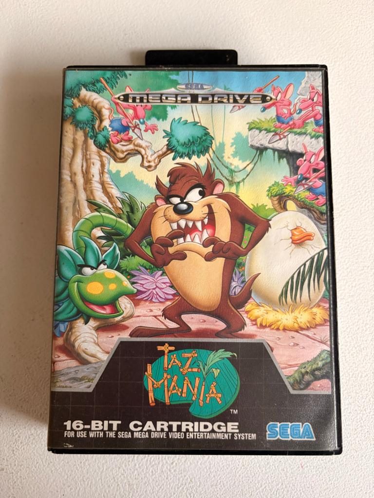 Taz Mania Sega Mega Drive - Klassieke Platform Actie!, Gebruikt, 1 speler, Ophalen of Verzenden, Platform