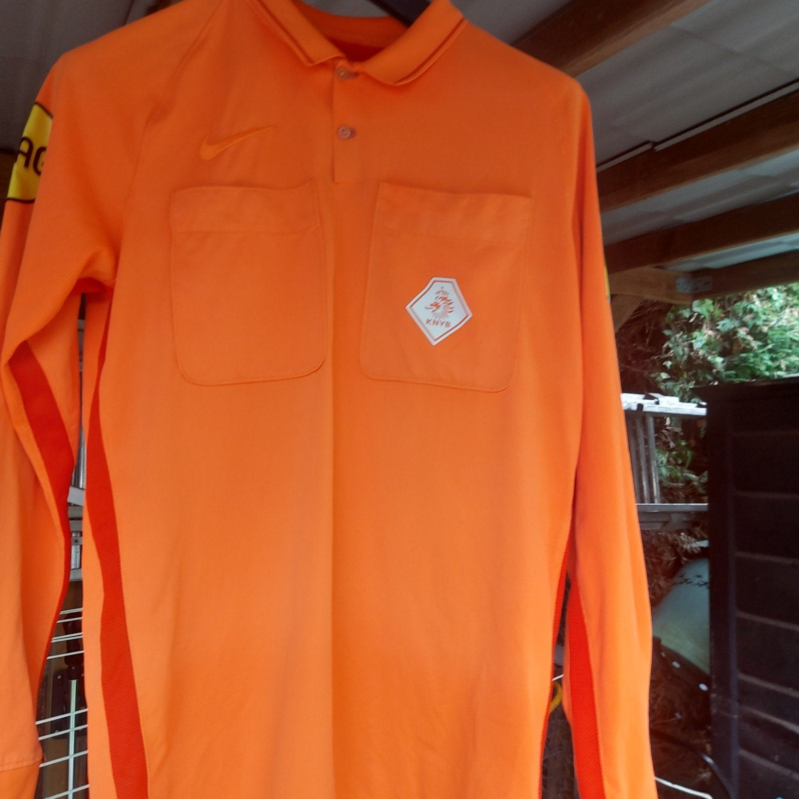nike knvb scheidsrechters shirt, Maat L, Ophalen of Verzenden, Zo goed als nieuw, Shirt