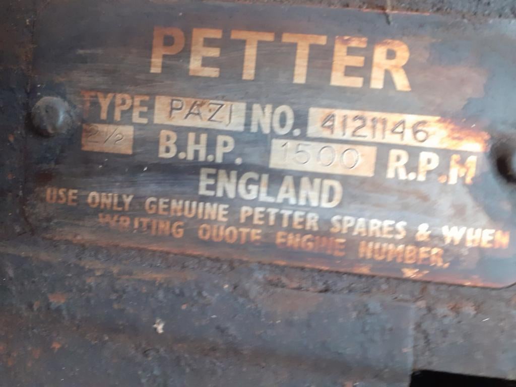 Petter motor, Doe-het-zelf en Verbouw, Ophalen