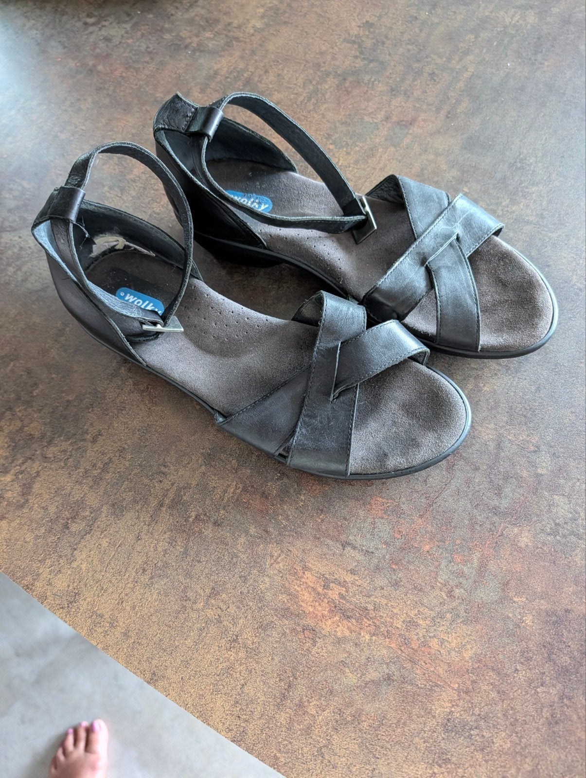 Wolky sandalen maat 41 - Zo goed als nieuw, Ophalen of Verzenden