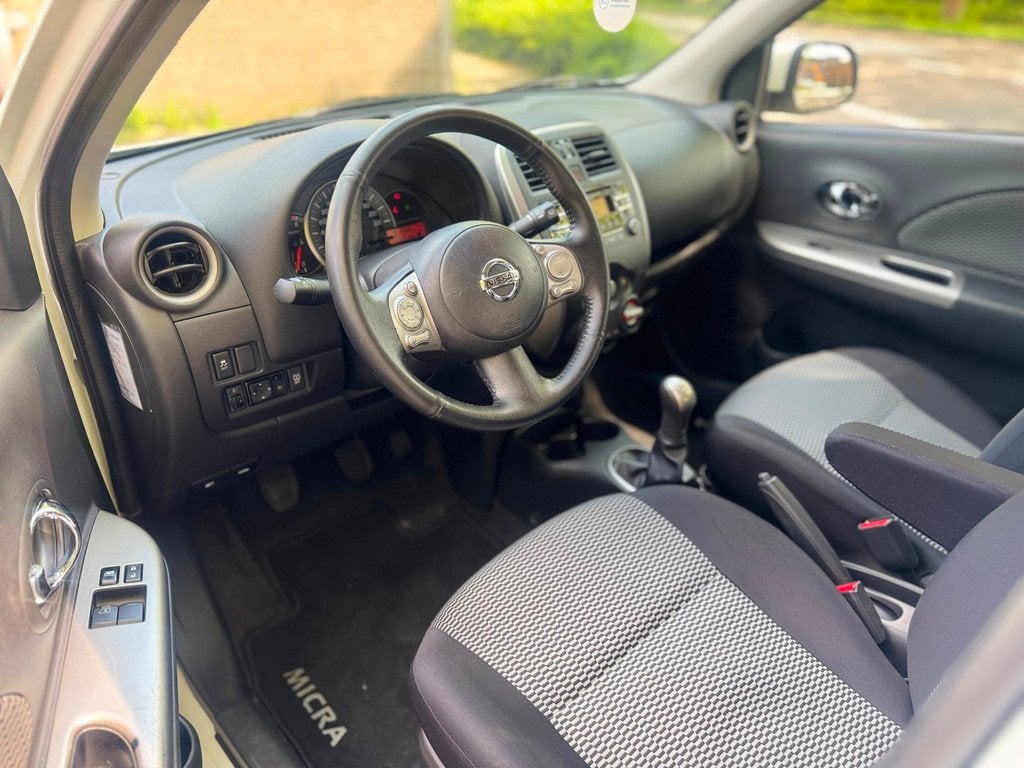 Nissan Micra 1.2 Acenta 2e eig lage kms 5drs airco parelmoer, Voorwielaandrijving, Stof, Gebruikt, 1198 cc