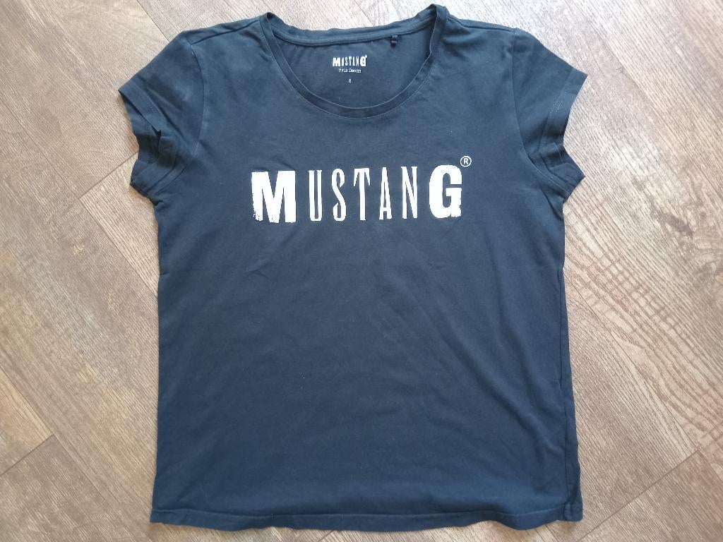 Shirt mustang dames maat S, Zwart, Ophalen of Verzenden, Zo goed als nieuw, Korte mouw
