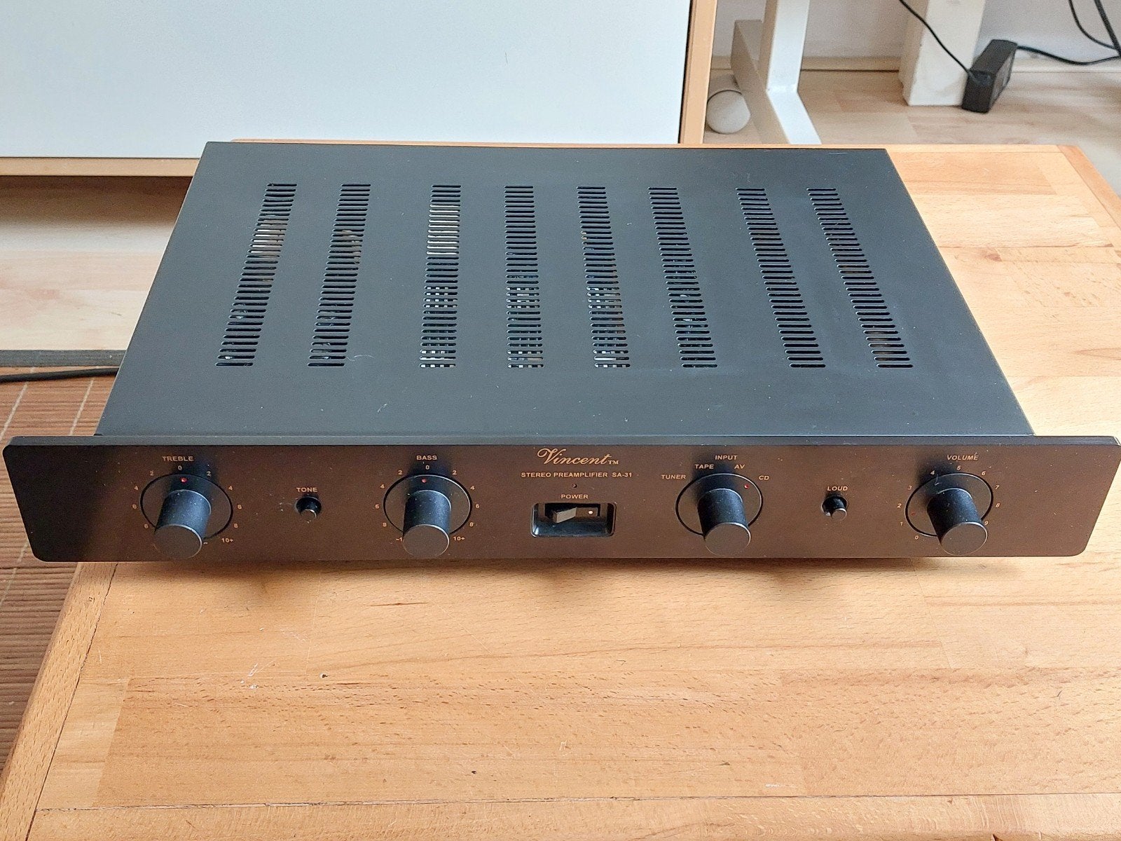 Vincent SA-31 hybride buizen voorversterker, Audio, Tv en Foto, Ophalen of Verzenden, Versterker