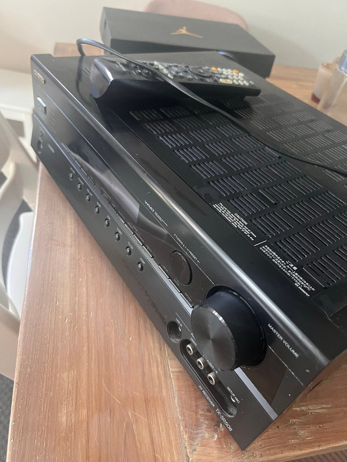 Onkyo TX-SR508 AV Receiver Versterker, Gebruikt, Ophalen of Verzenden, 120 watt of meer, Onkyo