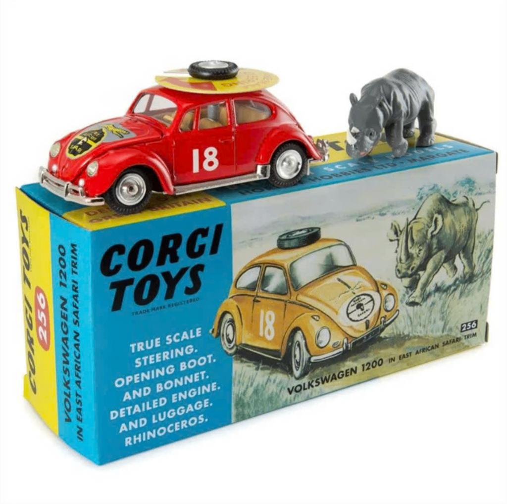 Volkswagen KEVER East African Safari 1/44 CORGI NEW ref. 256, Hobby en Vrije tijd, Modelauto's | 1:43, Verzenden, Nieuw, Auto