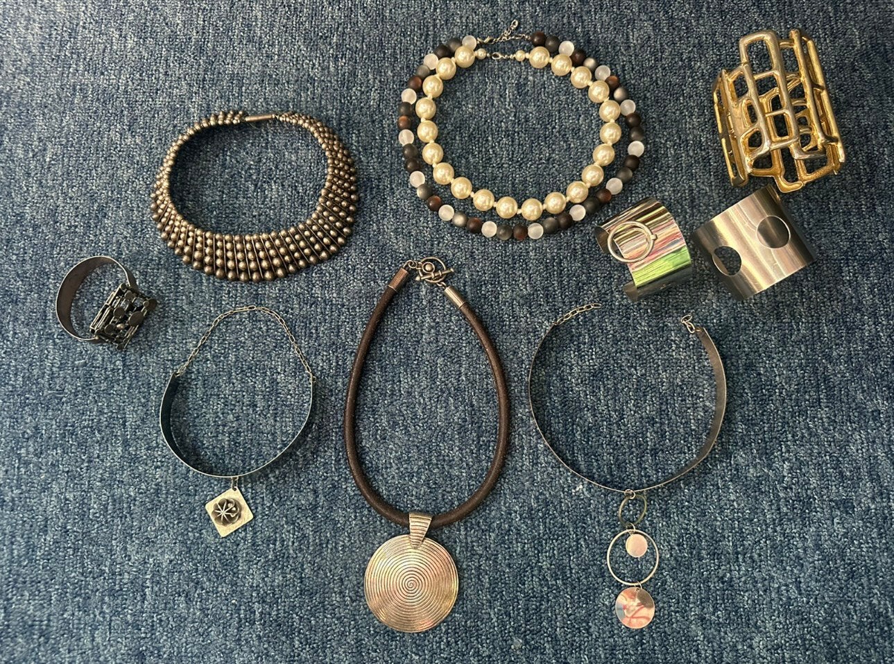 Grote Partij Vintage Sieraden - Kettens en Armbanden, Ophalen of Verzenden, Gebruikt, Overige materialen