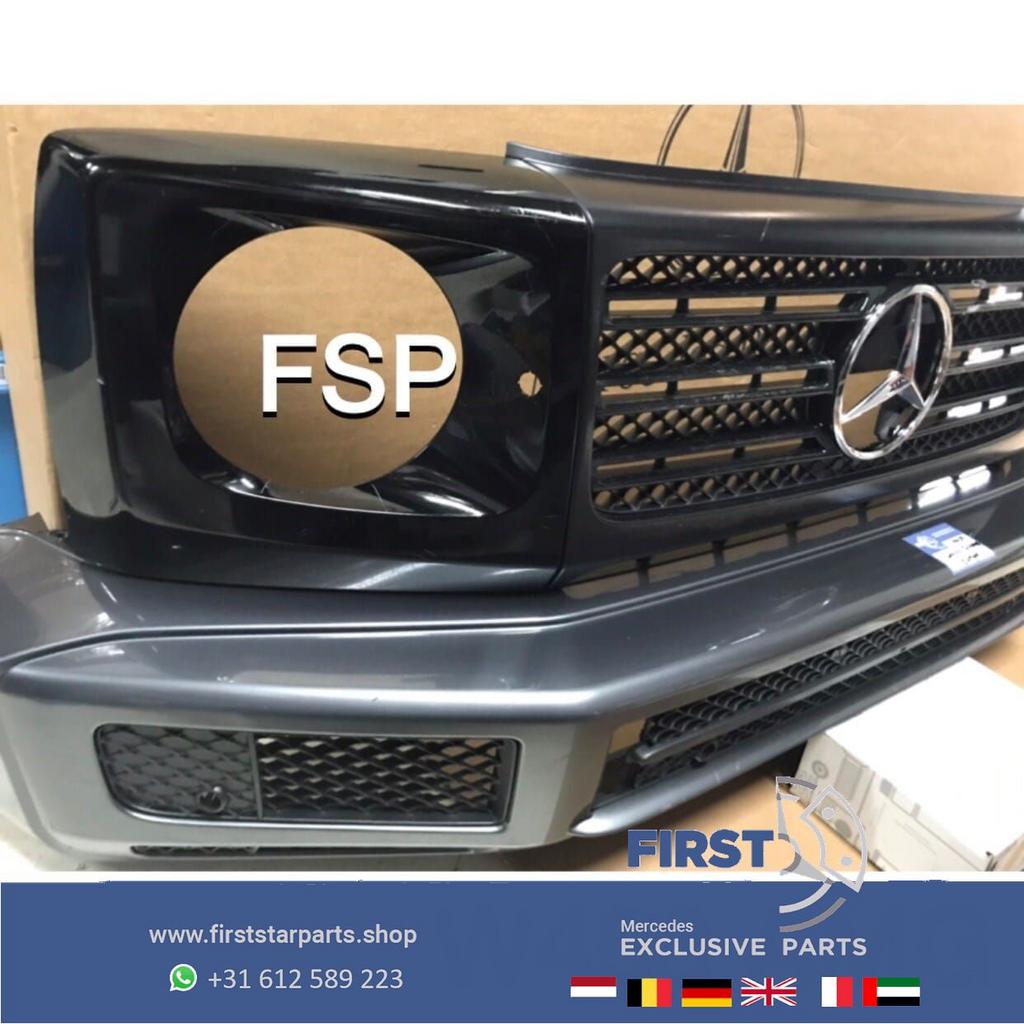 W463 G KLASSE AMG VOORBUMPER GRIJS origineel Mercedes AMG 63, Gebruikt, -, Voor, Ophalen of Verzenden