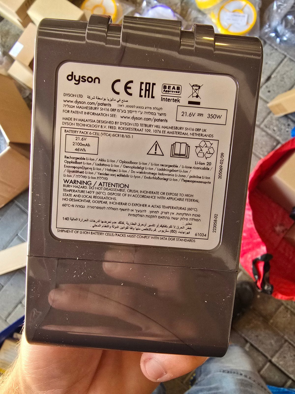 Partij accus dyson nieuw in de doos, Ophalen of Verzenden, Nieuw