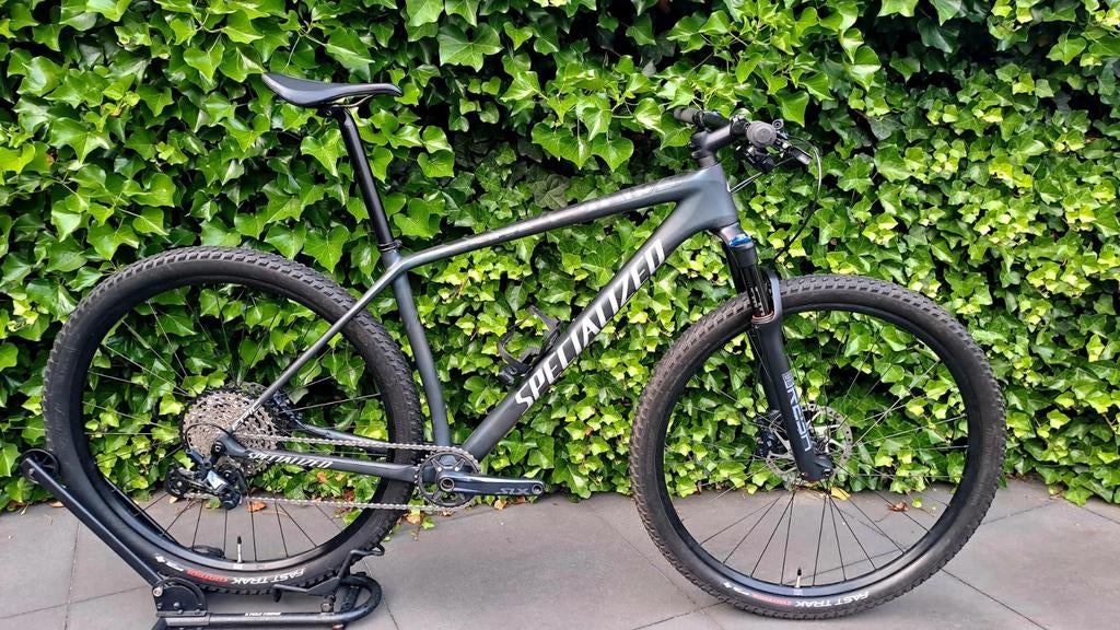 Specialized Epic Comp Carbon Mountainbike Large, Gebruikt, Hardtail, Schijfrem, 53 tot 57 cm