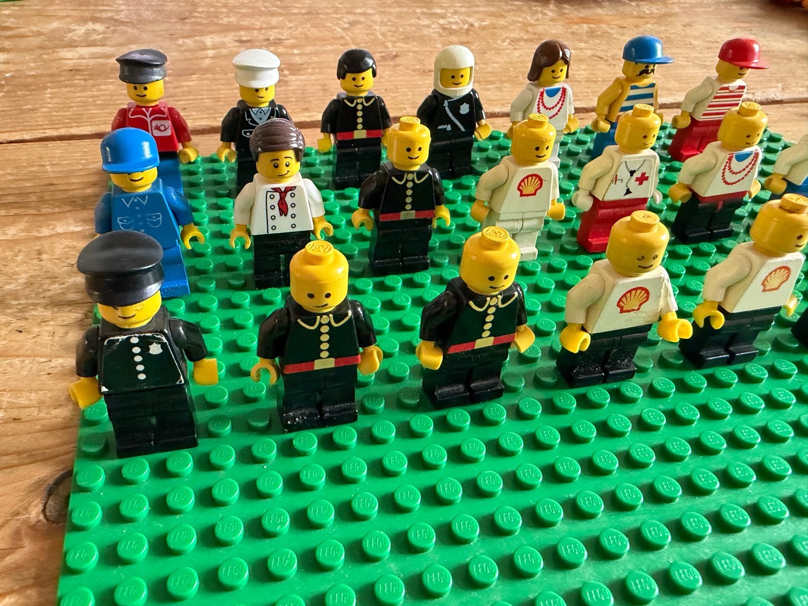 Vintage LEGO minifigs - Shell en diverse beroepen, Ophalen of Verzenden, Gebruikt, Overige merken